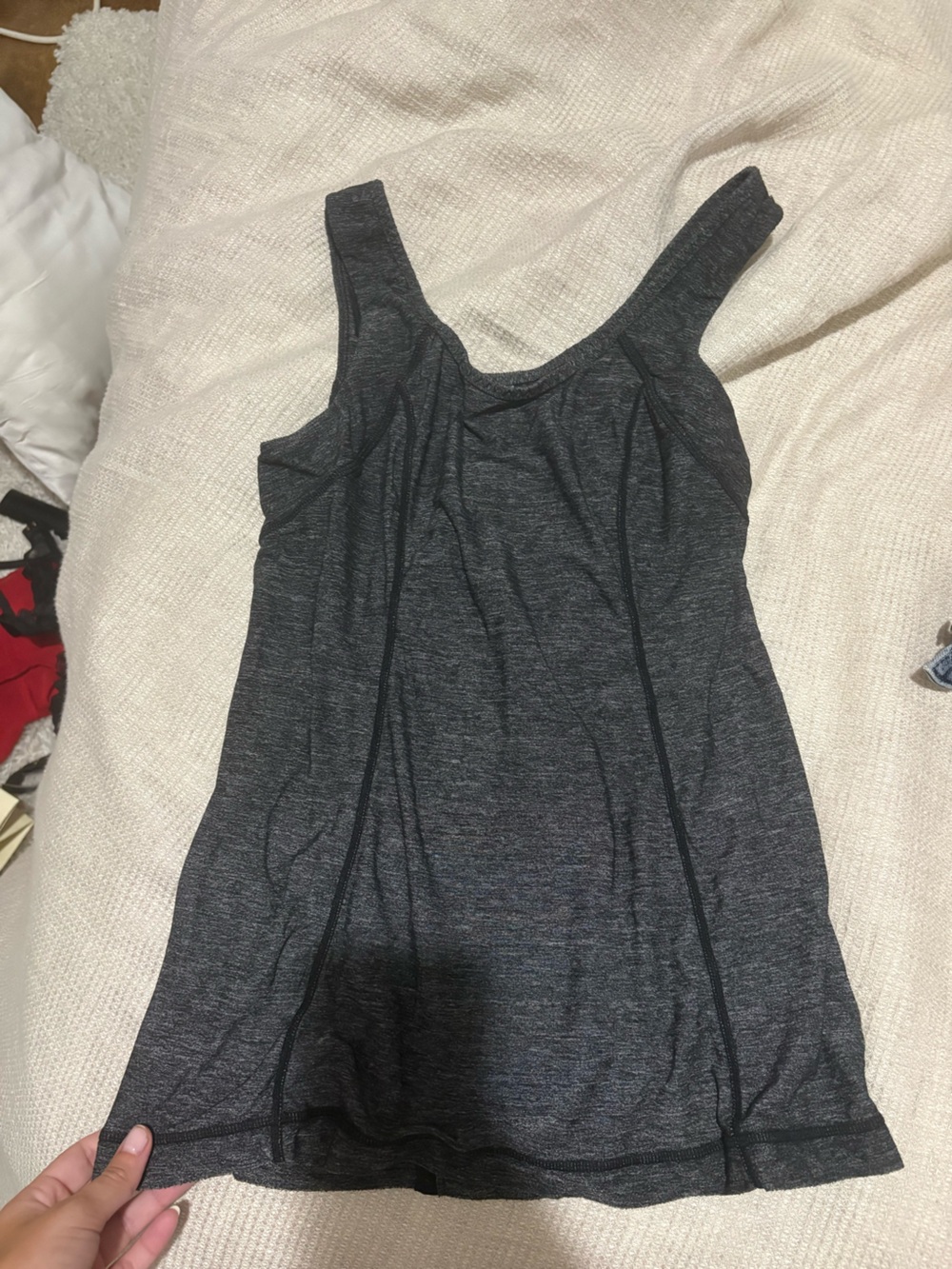 Lululemon Heathered Dark Gray Tank Dress - Women